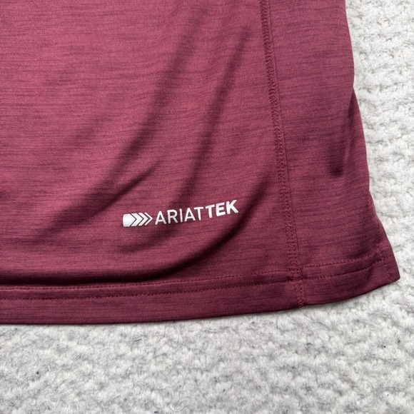 Ariat Tek Heat Series Breathable Short Sleeve Performance Golf Polo Shirt Men XL - Picture 6 of 7